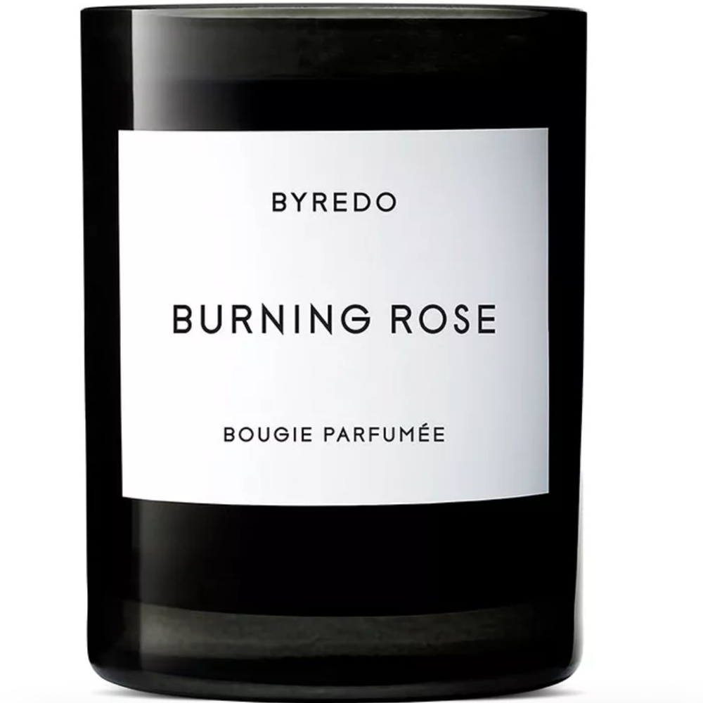 Byredo Burning Rose Fragrance Candle in White Box NEW 8.5oz